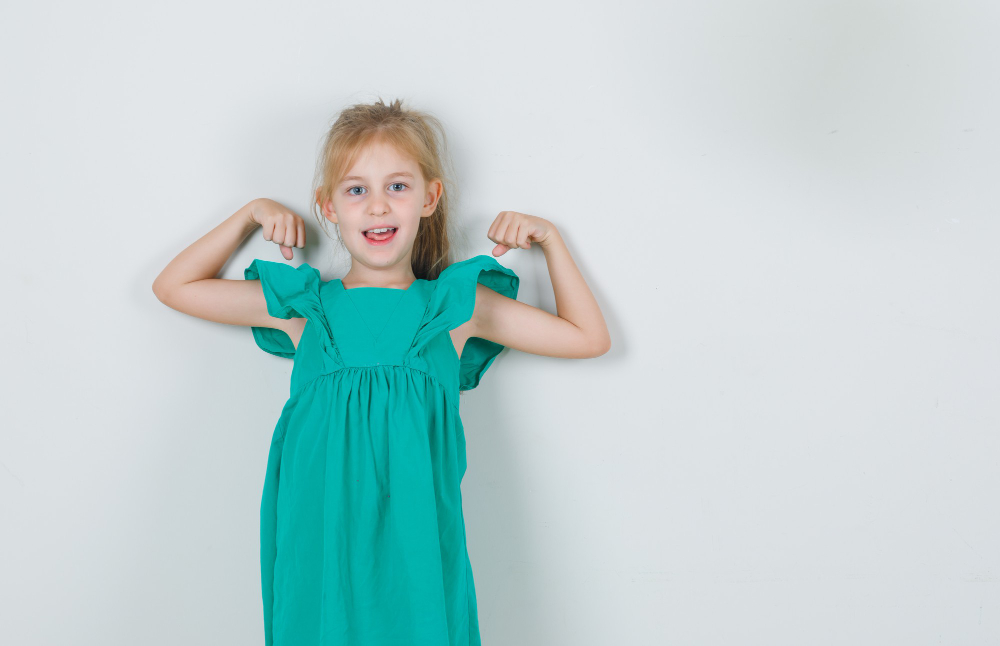 parent helping child build confidence through creative activities